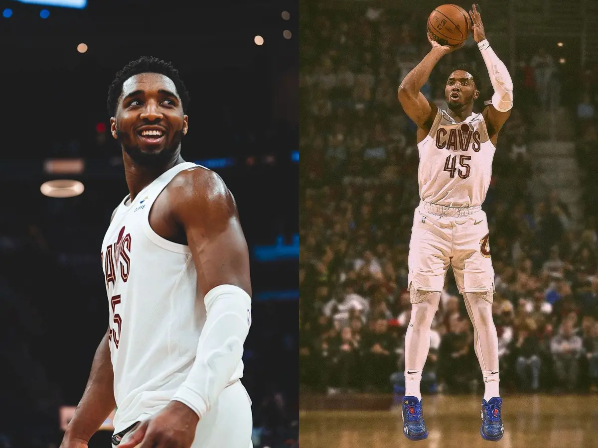 Donovan Mitchell joined the Cleveland Cavaliers in 2022