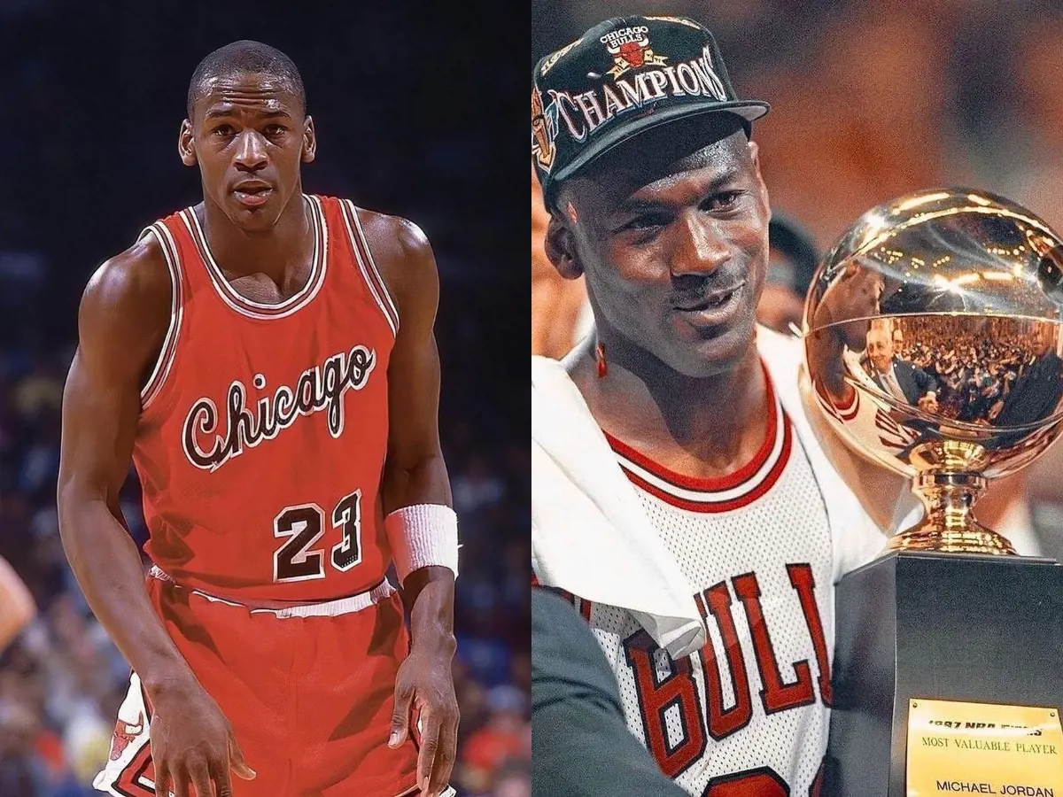 Michael Jordan wins the 1997 NBA Finals MVP