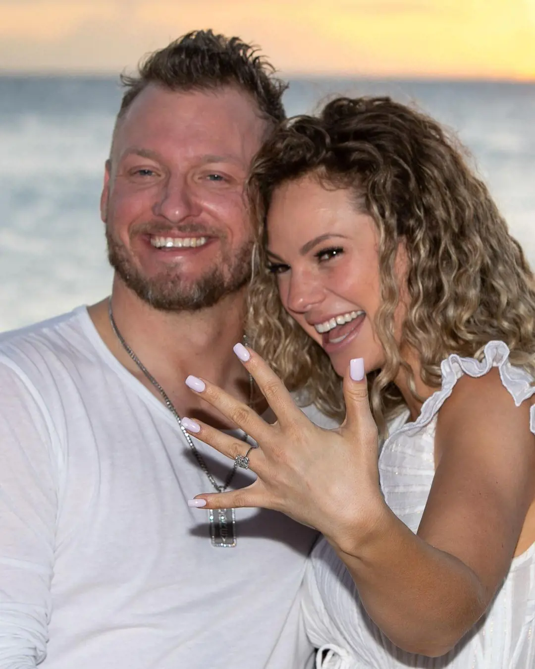 Donaldson got engaged to his girlfriend, Miller in February 2022